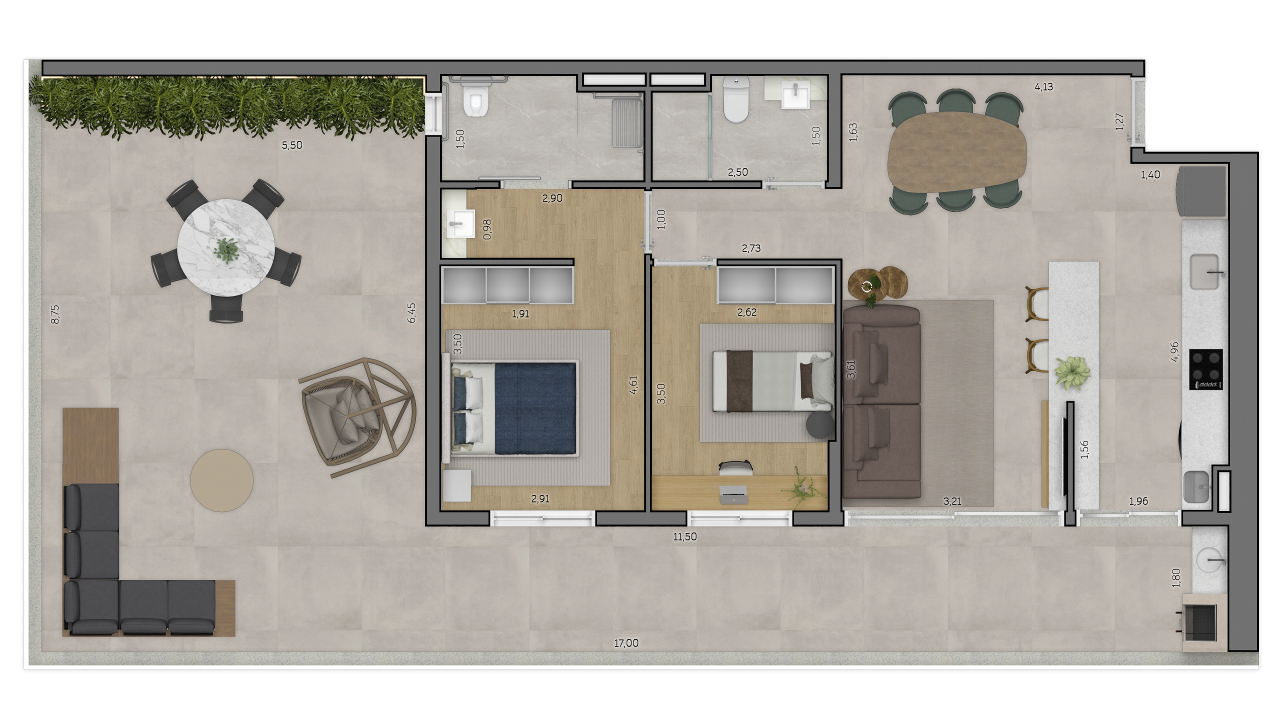 Apartamento Garden 09